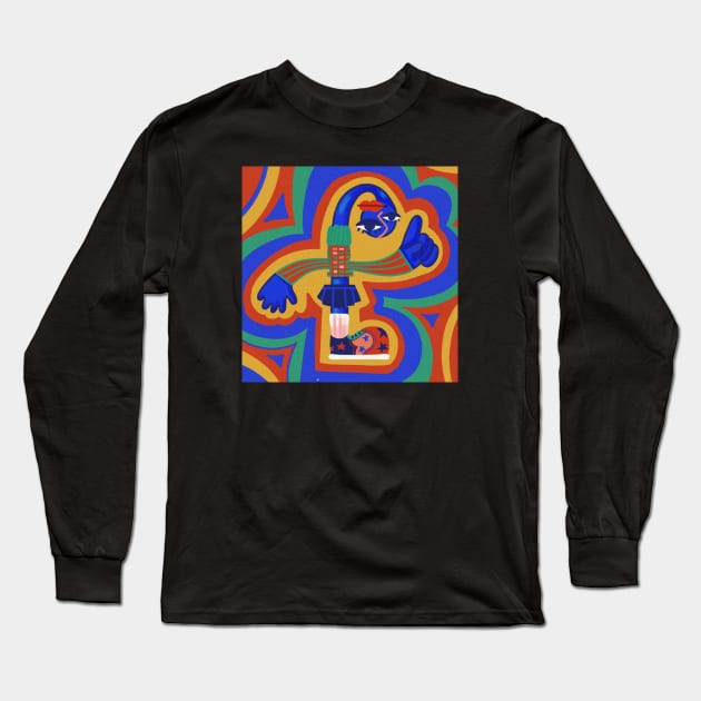 Funky af Long Sleeve T-Shirt by Lethy studio